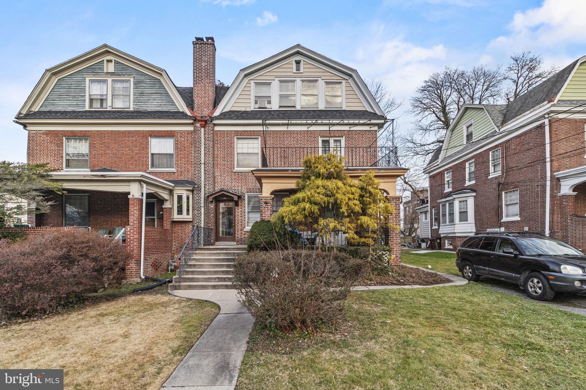 Househackers and investors! Here is the investment property you have been waiting for. This 3 unit building on a charming street in Lansdowne is ready for it's new owner. Composed of one unit on each floor, the building is laid out comfortably and efficiently. As you enter the building, Unit 1 is your first stop on the right. This unit is a large 1 bedroom 1 bath unit which could easily be reconfigured back into a 2 bedroom unit by adding a wall and door to the oversized living room. The unit features great natural light, high ceilings and hardwood floors throughout. There are multiple closet spaces for ample storage in this unit. The dining room and kitchen are in the back of the unit and there is a rear exit to the unit for additional egress. The kitchen has newer LVP flooring installed. Unit 2 occupies the full 2nd floor which is a 2 bedroom 1 bath and is a nearly identical layout as the 3rd floor unit - Unit 3. Enter these units into the living room. Two bedrooms and the hall bathroom are to the right. The living room, dining room and kitchen is to the left/rear of the building. Both units have access to the rear enclosed fire escape. The bathrooms in all 3 units have had the tile reglazed and new tile floors installed for a great, fresh look. Unit 3 was left intentionally vacant so an owner occupant buyer could consider purchasing the property.  Each unit is separately metered for electric and gas for the cooking. The building has a common boiler for heat - a Weil McLain natural gas boiler and similarly a single gas water heater serving all units. Tenants pay in unit electric and gas, landlord pays common electric, heat and bills back water usage and snow removal cost.  Current rents: Unit 1 $1250 | Unit 2 $1300 | Unit 3 $1250 for previous tenant, now vacant.  Located just one block away from Lansdowne Ave and all of the fantastic offerings of Lansdowne borough, this property offers convenience and amenities at your doorstep while also feeling like a quiet neighborhood.  Walk to ALDI, the Lansdowne farmers market, Wawa, the SEPTA regional rail station and so much more in just minutes! Add this triplex to your list to see for your next investment property! 3D Matterport virtual tour and floorplans are available for your convenience. Offers are due by Monday 2/5 at 12pm!