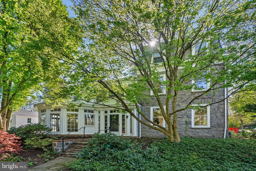 Welcome to 34 Derwen Rd, a stunning residence exuding historic charm and architectural elegance boasting 5 bedrooms, 3.5 beautifully updated bathrooms, and a generous living space of 3962 square feet, all nestled on a spacious half acre lot.

Upon entering, you are greeted by a stone vestibule before stepping inside. The entire home has gorgeous inlays on the hardwood floors as well as rosettes on door trim and crown molding, showcasing the timeless craftsmanship of this residence. The overlarge formal living room is flooded with natural light and adorned with an exceptional fireplace mantle as well as high ceilings.

The spacious eat-in kitchen has an abundance of cabinets and large island, and opens to a beautiful circular room with floor to ceiling windows that can be used for an office, formal dining room or family room. A half bath and laundry room complete the first floor. 

Each of the 3 full bathrooms has been thoughtfully updated, combining contemporary elegance with the home's historic character, ensuring a luxurious experience for residents and guests alike. The primary suite, two additional bedrooms and a hall bathroom make up the second floor. On the third floor are another two bedrooms and another full bathroom.

This property also has a true carriage house with a brand new exterior. The interior is a table rasa to design however you would like. The upstairs previously functioned as a one bedroom apartment, and the home is allowed to be rented out if one wishes. Or it can be used as an in-law space, studio, office, etc. and the first floor can function as a garage, work area, etc.

This home is located within award winning Lower Merion School District and is walkable to both Cynwyd elementary and Bala Cynwyd middle school, as well as the Cynwyd Heritage Trail. It is also walkable to shops and restaurants in Bala and Merion, and is a few minutes drive to downtown Narberth, Manayunk, Suburban Square, and a quick commute to the city!