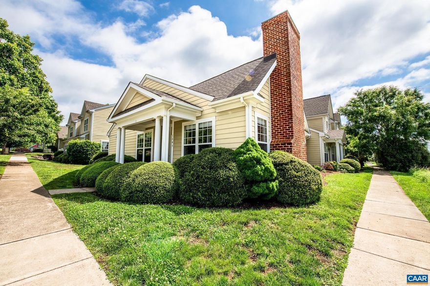 BRING ON THE OFFERS! Come tour this beautifully like-new villa offering the ease of one-level living. Every detail has been updated, from the luxury vinyl plank flooring, fresh paint, HVAC, appliances, tile bathrooms, blinds, and more?there?s not a stitch of carpet. The kitchen features granite countertops and a sunny breakfast room that opens to the patio, while a flexible bonus room off the living area can serve as a home office or third bedroom. All appliances convey, including the washer and dryer. Located in the vibrant Wayland Grant community with over 100 homes, a playground, large soccer field, and scenic walking paths?all just � of a mile from downtown Crozet.,Granite Counter,Wood Cabinets,Fireplace in Living Room