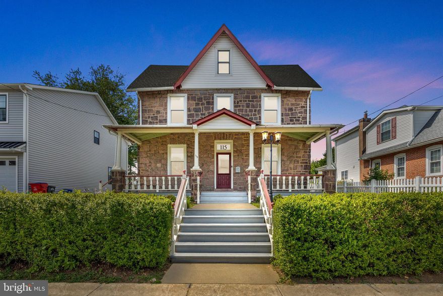 This residence combines old-world charm with modern updates, including a stone exterior and blaster-wrapped double front porch with a wood-trimmed ceiling and columns. Step inside and be captivated by these details: 🔷 4 bedrooms and 2.5 bathrooms 🔷 gleaming hardwood floors🔷freshly painted walls and woodwork🔷deep window sills🔷high ceilings🔷recessed lighting🔷mud room/laundry with exposed stone, storage cabinets & sliding barn door🔷SS appliances, abundant cabinets, five burner gas stove, tiled backsplash, and granite countertops🔷double coat closet🔷 second-floor encompassing three large bedrooms, two have walk-in closets. The third bedroom has double closets🔷black&white tile full bath featuring tub/shower combo, a vanity with storage, and a triple door medicine cabinet & linen storage🔷 The entire third-floor primary suite features a sitting area, double-door dressing room, ceiling fan, and a gorgeous en suite bathroom with a large tiled glass enclosed shower🔷 full unfinished basement with brand new HVAC system & new glass block window🔷outdoor deck, backyard and utility/storage shed perfect for entertaining.🔷 conveniently located in Rockledge walking distance to shopping, restaurants & public transportation🔷Abington school district🏡