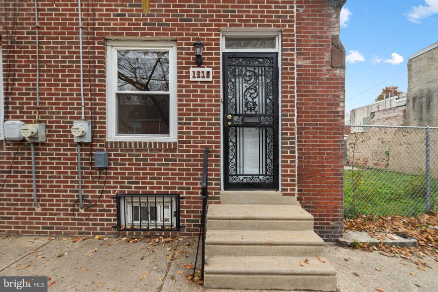 Bring your buyers to this fully renovated townhome with new gas heater, central air and heat pump backup, upgraded plumbing and new hot water heater. All new appliances including washer and dryer,  all new floors, new kitchen, new bedrooms and new full bath. Roof was leveled and sealed, new windows throughout , new front door and storm door, enclosed rear yard for barbequing and relaxing. concrete replaced, new brick patio installed.  Location is outstanding, near Temple, Center City, the Art Museum and more.  Move in ready, quick settlement possible.