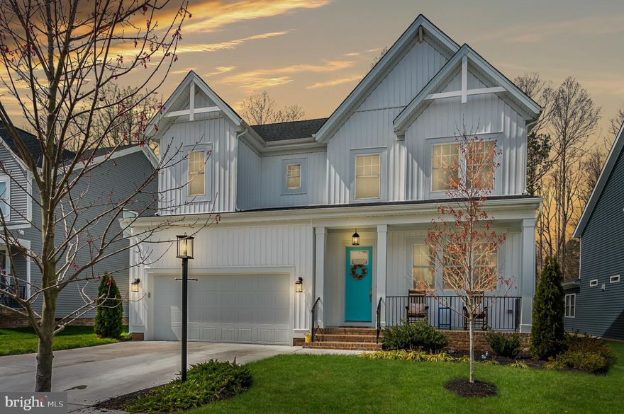 Kitchen and a secondary bedroom freshly painted. Possibility for an Assumable VA loan! This stunning Forest Floorplan by CraftMaster boasts space & comfort, perfect for your growing family. This expansive 5-bedroom + Office + Loft, & 3.5-bath home offers a remarkable 3,278 sqft of living space, spread across three elegant floors. The main level boasts 10 foot ceilings, Luxury Vinyl Plank & creates the perfect atmosphere for entertaining, while the upper two floors provide a haven for relaxation & privacy. The 3rd floor can be transformed into anything your heart desires - a spacious game room, a home theater, a private teen suite, or even an au pair suite. Here are just a few of the highlights that await you: The Primary Suite features a ceramic tile floor-to-ceiling bathroom with granite countertops, an oversized shower & beautiful upgraded standalone tub. The Primary Bedroom also features an additional office/reading nook. The loft has plenty of room for additional entertainment space. The bright & open Chef's kitchen was upgraded to the Gourmet Pro Package & has ample Quartz countertop space + an island with a white farmhouse sink & upgraded light pendants, top-of-the-line appliances as well as a 36" 5 burner gas stove top, 36" chimney hood, French-door-fridge, beautiful subway tile backsplash, soft close cabinetry, & a barn door. There is a large eat-in nook with an accent wood/beamed ceiling, & upgraded light fixture. The open living room features a gas fireplace and access to the oversized covered & recently stained back porch. You'll also enjoy a private wooded lot in one of the most desired areas of the neighborhood, near a quiet cul-de-sac & walking distance to the fishing pond & trails. This customized home is situated in a desirable neighborhood, offering a peaceful atmosphere close to all the conveniences you need + top rated Hanover schools. You'll also have access to the Rutland pool, Clubhouse, & other amenities as part of the HOA.