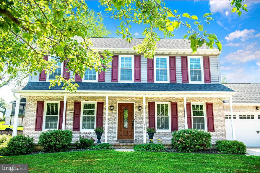 This is the one you’ve been waiting for! Offering three beautifully finished levels of living space, this home blends warm character with thoughtful updates​.  Upon entering, you are welcomed by  a separate dining room and a lovely living room centered around a gas fireplace​ with white hearth, perfect for cozy evenings at home. Just beyond, the main level features a private den, powder room, and a ​​gorgeous gourmet kitchen highlighted by a new island and opens to a sunken family room, creating a natural gathering space where everyone feels connected. French doors lead to an outdoor living retreat where indoor and outdoor spaces come together seamlessly. Enjoy a maintenance-free deck overlooking your private backyard oasis featuring a saltwater in-ground pool​, Tiki bar, and patio, an ideal setting for relaxing moments or hosting family and friends. The pool area has been  enhanced with a new pool cover and solar cover, energy-efficient programmable pool pump, robot vacuum, heater, and updated filtration system for easy enjoyment and peace of mind. Inside, wide-plank LVP flooring flows throughout the main level, stairway, and upper-level hallway, adding warmth and durability. Extensive recent improvements provide confidence for years to come, including a commercial-grade water heater, energy-efficient Lennox furnace and air conditioning, Thompson Creek windows with transferable warranty, new insulated siding with rain system, along with shutters and gutter guards designed for low-maintenance living. The upper level offers an owner's en-suite retreat featuring a​n  updated bathroom with radiant flooring, stone and reclaimed wood accents and a spacious walk-in closet. Two additional generously sized bedrooms and an updated hall bath complete this level. The finished lower level expands the home’s living space with stacked stone accents and neutral décor, offering the perfect setting for gatherings, recreation, or quiet relaxation. Every detail has been thoughtfully designed to create a home that feels both beautiful and inviting, offering comfort, style, and ease for everyday living and special moments alike. Don’t miss the opportunity to call it HOME today!