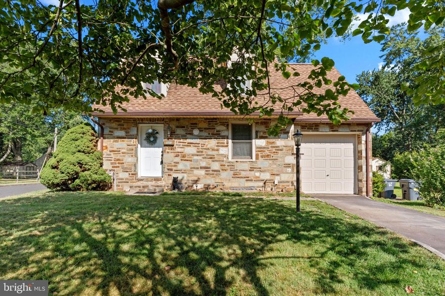 Welcome to 902 E Prospect Ave located in the desirable North Park School District situated on over a quarter acre in North Wales Boro the convenience of this location you are sure to love.  Walking distance to North Wales Elementary School and Pennbrook Middle School and just 1 mile from the train station to Center City.  This home has so much potential, while in need of a little TLC and some cosmetic updates, the homeowners made some smart investments any buyer is sure to appreciate.  Of note: Large Trex Deck (24x17), DriTech Waterproofed Basement & New Sump Pump (2022), New HVAC (2019), New Garage Door (2025), Vinyl Privacy Fence, All Outlets on 1st & 2nd floor replaced, wood burning fireplace with electric insert, chimney professionally cleaned December 2024, Radon Remediation System, & Gutter Guards.