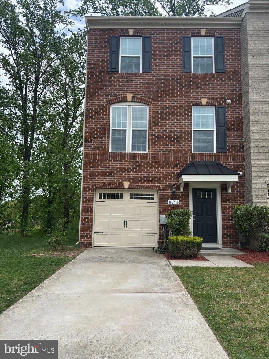 Welcome home to Ellicott Crossing  Rental!!! Enoch Pratt Dr! This stunning End Unit home that faces the North, not only has a Brick front with a colonial-style but an immense living space located in a peaceful neighborhood in the coveted Ellicott Crossing community. This Mozart model Townhome comes with a glorious gourmet kitchen with stainless steel appliances just waiting to be used. This kitchen has been upgraded to provide more space as well as a spacious deck. The amazing living room to spend good TV time. The upper level offers a ravishing Primary Bedroom tailored with a walk-in closet. Just down the hall are two junior bedrooms with a shared bath. All bedrooms are covered with carpet. The Finished basement offers ample space to use an additional Bedroom/home theater / Work-from-home space . The garage can hold 1 car while the driveway can park one more. Embrace yourself in the amazing community by joining your neighbors on the beautifully kept kid's play area, walking track, to-go restaurant, Grocery store, yoga center, and Vedic spa. The community is accessible to Route 29, Route 40, I-70, I-95, and I-695 highways to commute to work or vacations. Elementary School - NORTH FIELD ELEMENTARY, Middle School: DUNLOGGIN High School: CENTENNIAL, This Rental may not last long!!