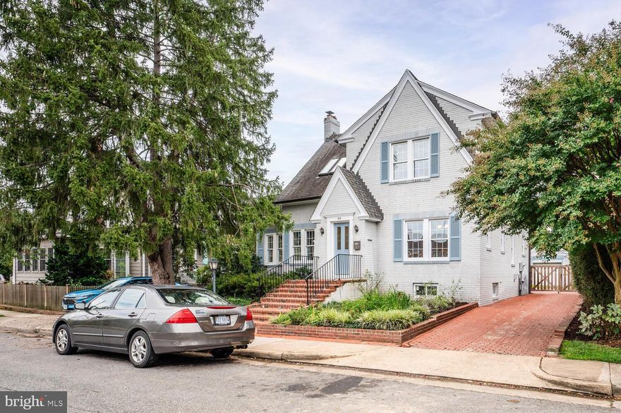 **Seller's have asked that offer deadline before 3pm on Monday, 9/29.
Welcome to 104 W Myrtle Street, a charming 3-bedroom, 2.5-bath home nestled in Alexandria's sought-after Rosemont neighborhood. This stunning detached residence boasts a spacious living room with a cozy wood-burning fireplace, an updated kitchen perfect for culinary enthusiasts with great counter space and storage, a spacious dining room that overlooks the kitchen and a family room found at the rear of the home. Enjoy the versatility of a side sunroom, ideal for an office or playroom. Head upstairs to the primary bedroom, which offers two very large walk-in closets with custom shelving systems and an en-suite bath with a shower, tub and double vanities - with access to a roof-top balcony. Two additional bedrooms, both featuring great-sized closets, and a nicely renovated hall bath round out this level. The lower level is unfinished but has good ceiling height and could easily be drywalled to create a recreation room or a guest area - a roughed-in bathroom could be renovated for a true, third full bath! Outside, a generous yard provides ample space for outdoor activities, gardening and hosting evening BBQs with friends. A new roof in 2017 with solar panels provides a 75%-85% reduction in your electric bills. With its prime location, you'll be just moments away from vibrant shopping, historic Old Town and the convenience of Del Ray. Leave your car in the driveway (or the detached garage) - parking for up to three cars - and walk to Naomi Brooks Elementary school or two Metro Stations -  Braddock Road or King Street! Just minutes to DC, this is a commuter's dream! Welcome Home!