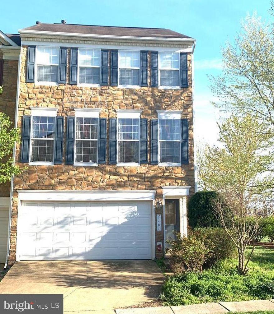 LOCATION! LOCATION! LOCATION! ...WALKING DISTANCE FROM UPCOMING METRO! Freshly painted! New carpet! Gorgeous brick-front End Unit townhome features 3 bedrooms and 2.5 baths. Open living at its finest with over 2100 sq ft finished space. Gourmet kitchen features premium cabinets, newer stainless steel appliances, and Granite Countertops. Both bathrooms completely renovated with new tiles, flooring, sinks, light fixtures, fancy lighted mirrors etc. Beautiful Trex Composite deck. Premium lot. Minutes away from shopping dining, and all major commuter routes.