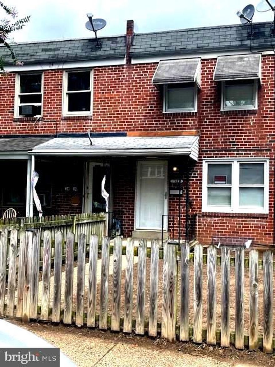 Look no further! Welcome to this lovely 2 bedroom, 1 bath rental home, featuring a bright and open layout. This home has been beautifully maintained and is ready for move-in.   This two bedroom, one bathroom home, is suitable for a small family with its spacious living room & dining room! The home features beautiful hardwood flooring on the main level and  laminate flooring on the the upper level. Enjoy eating crabs away from bugs in your fenced patio off of the kitchen .  There's also a spacious beautiful finished basement with a washer and dryer for your convenience. It can also be used as a 3rd bedroom if you choose.  It's actually big enough to be used as a bedroom and living area.  There's also extra storage for food, tools or winter or summer clothing.  On those upcoming fall evenings, enjoy sitting around your firepit in your fenced-in yard.   There's even a parking pad in the back for your convenience.  The home also has central air conditioning and to top it off the water bill is included in the rent! This beauty is located just a few miles from downtown Baltimore and offers easy access to public transportation.   So what are you waiting for?