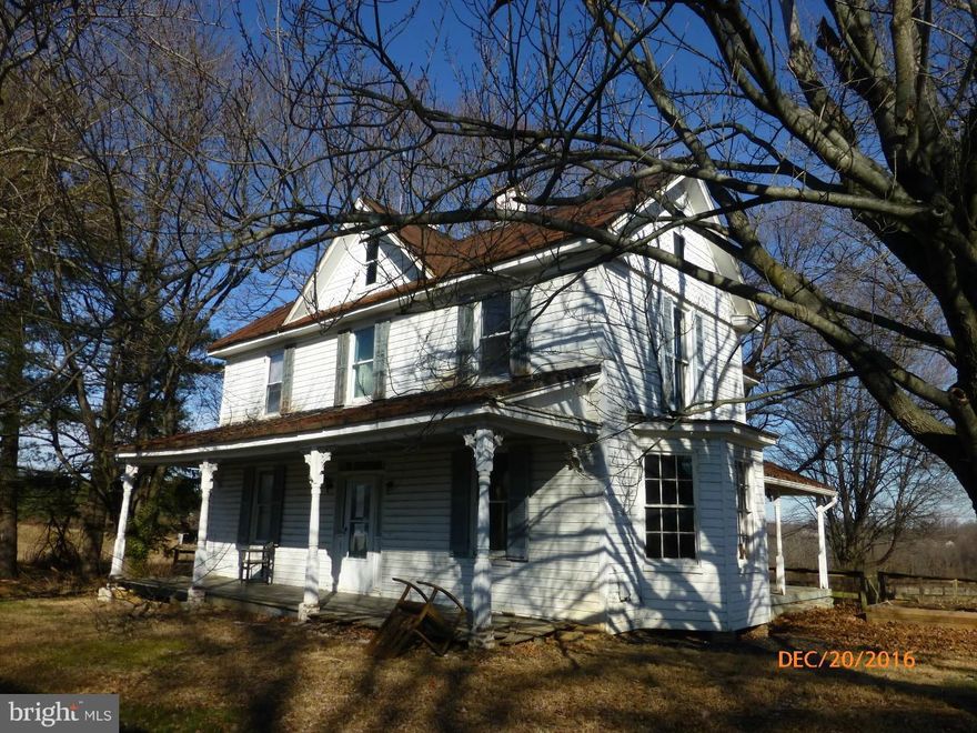 Corporate owned Prop. Sold AS-IS. Farm House on 40 acres lot features 4 Bedrooms 3 Full Baths, Central AC System. Additional 3 Barns with an apartment and 17 Stalls. Several wells in place. Don t wait, make an appointment today.
