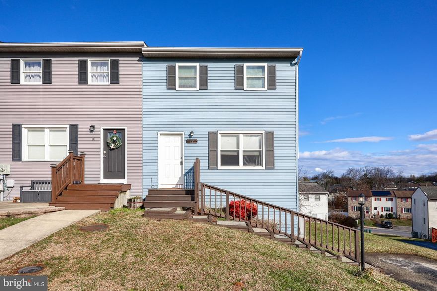 Welcome to 12 Bill Dugan Drive in Etters, an inviting end-unit home that combines private living with a vibrant community. Inside, you’ll find 3 comfortable bedrooms, including a spacious primary with a walk-in closet, and 1.5 bathrooms. The finished basement adds versatile living space, housing a large laundry, storage area and walk-out to a generous patio.  Step outside to enjoy your oversized yard, private driveway, and a deck overlooking the neighborhood—perfect for relaxation or entertaining. This home is ideally situated just off I-83 for easy travel to York and Harrisburg, and close to schools and shopping. As part of the welcoming neighborhood, residents also enjoy access to HOA amenities like a pool, courts, and a playground, plus community events such as food trucks and yard sales.