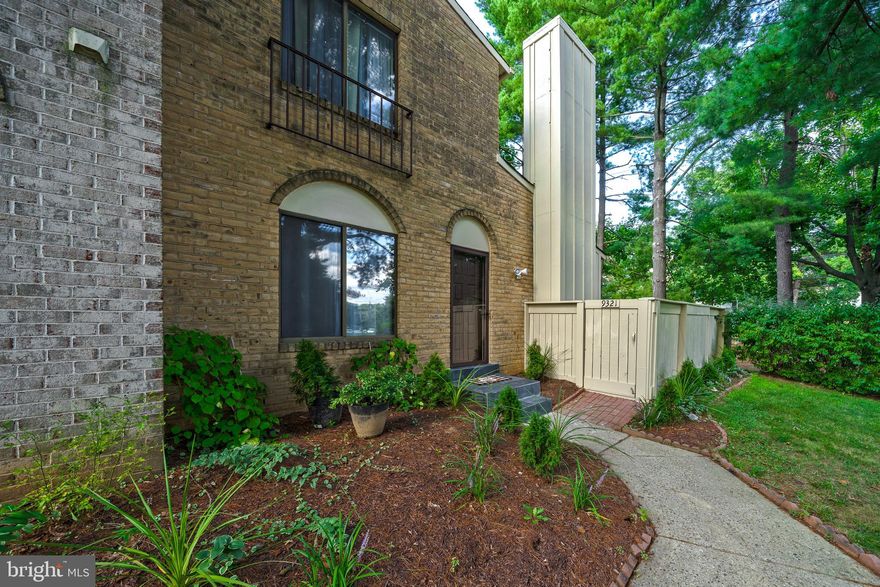 A charming jewel in highly-sought Montgomery Village - a community founded with natural integration in mind! The main level welcomes you to a comfortable family room and the Owner's Bedroom along with a gorgeously updated bathroom. The kitchen includes stainless steel appliances, a new countertop and stunning black-splash. Adjacent, sliding doors open the way to the sizeable patio - great for all-year-round enjoyment. The second level is defined by pure elegance... beautifully upgraded wooden floors lead to a bedroom with walk-in closet, a third bedroom, and their corresponding bathroom. Finding your way to the lower level, a generously-sized basement room, a full bathroom, the laundry, and storage rooms are found.   Montgomery Village residents enjoy access to 7 pools, 22 tennis courts, four community centers, 20 recreation and park areas, a natural amphitheater & miles of scenic trails! Why are you still reading this? This is THE ONE!