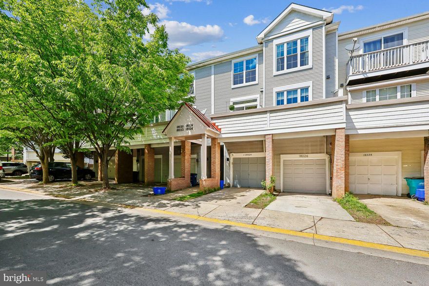Beautifully updated and move-in ready! This light-filled 3-bedroom, 2½-bath townhouse in sought-after Montgomery Village features a 1-car attached garage and new driveway—an exceptional find for the price! The main level offers hardwood flooring and an open, airy layout perfect for everyday living and entertaining, with access to a private balcony—ideal for relaxing or enjoying your morning coffee. The beautifully updated kitchen showcases white shaker cabinetry, granite countertops, stainless steel appliances, including a new stove (2026) and microwave (2025). A stylishly updated powder room (2026) completes the main level. All three bathrooms have been updated (2026) including new luxury vinyl plank flooring. Newer windows (2022) throughout the home improve both comfort and energy efficiency. New carpet (2026), custom blinds (2021), updated electrical panel (2021), and hot water heater (2023) add to the list of significant updates to this home! Ideally situated with effortless access to premier shopping, dining, and entertainment—including the vibrant Rio and Downtown Crown destinations—along with major commuter routes such as I-270, the ICC, and Route 355. Enjoy close proximity to scenic parks, walking trails, community centers, and pools, offering an exceptional blend of convenience and lifestyle.