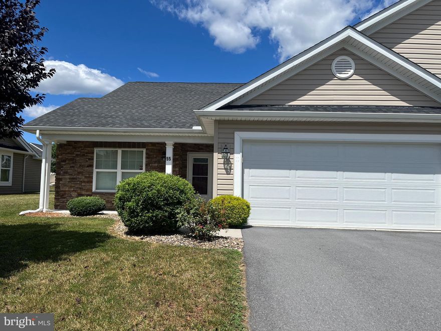 Villa in sought after Spring Mills Subdivision for rent.  This is the larger model, 2 BR 2 Bath on main level, 1 BR 1 Bath on second level, chair lift installed for easy up and down the steps.  Steps can still be accessed.  
Covered front porch, screened back porch.  Main carpets are new, laminate flooring, kitchen island.  Almost 2200 sq ft of living space.  
Enjoy the pool, tennis, gazebo and picnic area, walking/nature trail, and tot lot, owner pays the HOA fees you get the use of the amenities.  
PET accepted on a case by case.  $100 a month for the pet.  This one will not last long.  Application fee is $55 for every adult residing in the property.