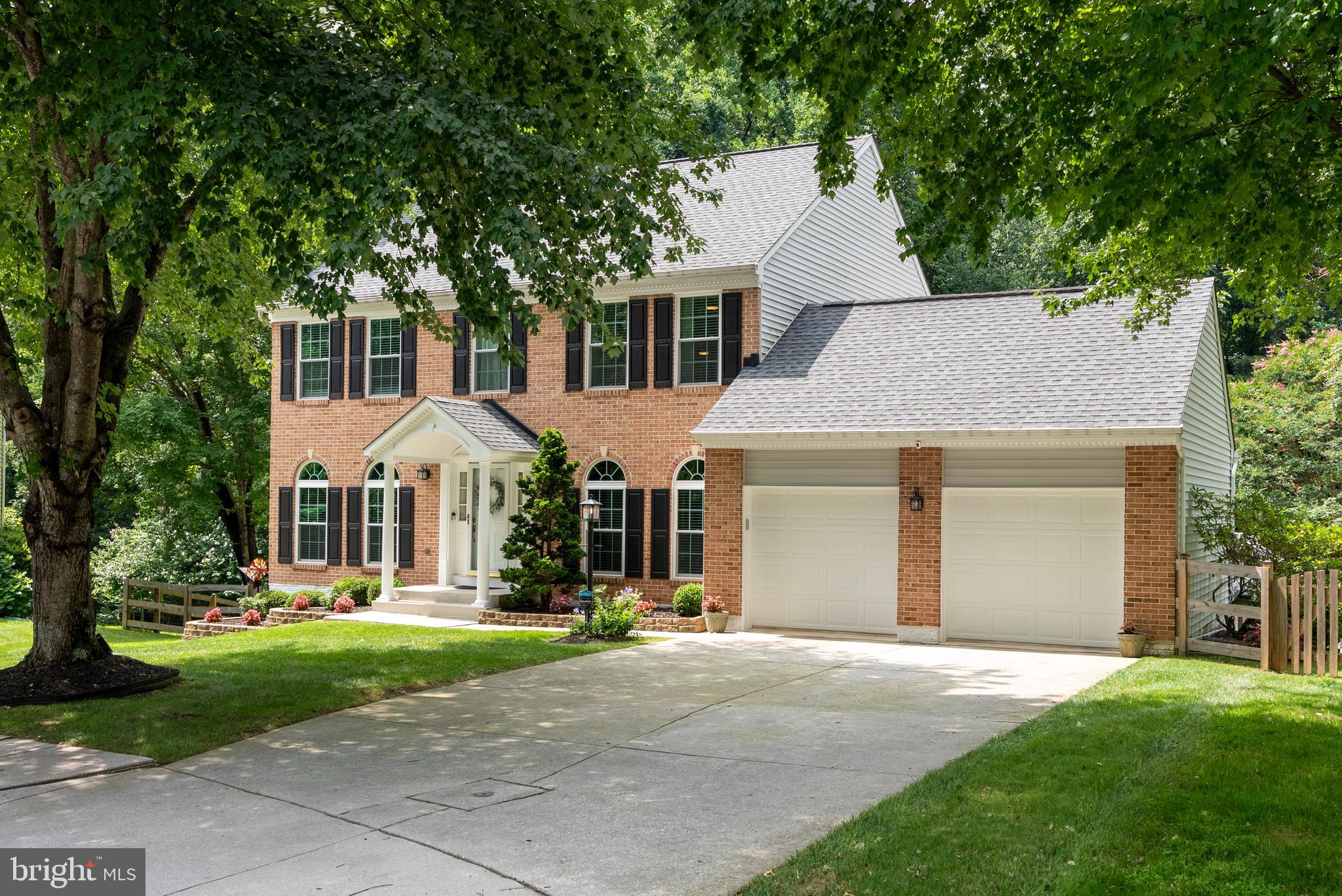 Welcome home to this beautiful traditional brick front colonial situated on a quiet court with great curb appeal. This rarely available 4 BR 2.5BA home boasts many updates throughout. The home features a covered front porch, brick front, vinyl siding with updated windows and landscaping, and a large two car garage which features a 60 amp circuit for future owners to install their own electric car chargers. Also featured in the garage is a built-in vacuum to keep the garage and your cars clean. Entering the front door, enjoy a two story foyer that lets in daylight from its south east exposure. Hardwood flooring has been added to the foyer, dining room and family room. (2023) Extra flooring is conveying with the house to use for the remaining kitchen flooring. All door handles and kitchen cabinet handles have been updated. The home features a quiet living room on the left with newer carpet and a beautiful dining room on the right. As you walk to the back of the home, you enter a large open concept kitchen, informal dining area and family room with a gas fireplace. (2021) The kitchen is large and has many storage cabinets and pantry for all your culinary needs. Updated stainless appliances are included with the kitchen including a newer induction top stove. Walk just past the kitchen and you enter a four-season room addition that offers views of the backyard and is a perfect place to sit and enjoy nature. Outside the family room is a long deck that spans the entire back of the home and wraps around the 4-season room. A powder room is located on the first floor which was recently renovated in May, 2023. Upstairs are four bedrooms and two full baths again with updated carpeting. The main bedroom is large and has vaulted ceilings. The bath includes double sinks, a soaking tub and a stand alone shower. A hall bath is available for the three other bedrooms. Downstairs on the lower level there is a walk-out sliding door (2022) that takes you to the large back yard. The basement is unfinished but has a rough in for future bathroom, and there is a refrigerator (2021) and extra stove and cabinetry for large parties and extra storage. The back yard is fenced in, a shed was added (2022) and is beautifully landscaped and ready for you to enjoy. This quiet community has no HOA and currently enjoys Mays Chapel Elementary, Cockeysville Middle and Dulaney High School.