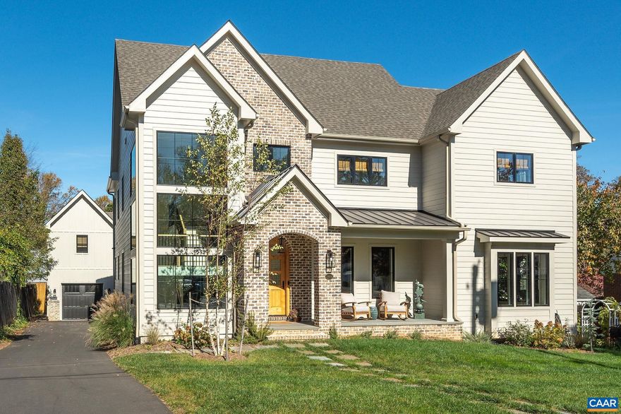 Welcome to "The Groundskeeper," conveniently located in the Lewis Mountain Neighborhood with high walkability & access to all things UVA & Charlottesville. Custom built in 2023 by respected builder Evergreen Homes, with over 5,700 fin. sq.ft. & nearly 2,000 unfin. sq. ft., this home has it all. Inviting family room with stone fireplace & vaulted ceiling. Living room with double sided gas fireplace to the dining room with bar. Amazing kitchen with high end appliances, honed marble & granite. Oversized pantry with custom wine rack, second refrigerator & sink. The primary suite features a luxurious bathroom, custom walk-in closet, office niche. Three additional bedrooms & a full bath. Expansive terrace level with rec. room, bonus room, half bath, additional dwelling with full bath, kitchenette, & separate entrance. Welcoming guest suite over the garage. Walk easily to the Rotunda or any of the stadiums, UVA Hospital, or enjoy hiking, biking, or running on miles of nearby trails. The historic downtown mall, Boars Head, Birdwood Golf Course, & Farmington Country Club are all just a short drive away. You'll also be well located for heading West to hike on the Blue Ridge, or visiting the area's many vineyards, breweries, & distilleries.,Fireplace in Dining Room,Fireplace in Family Room