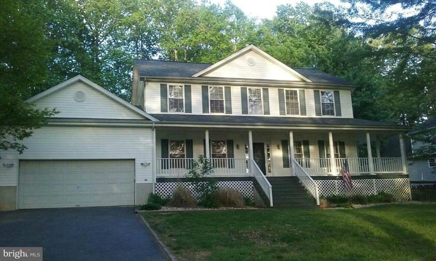 PRICE REDUCED!!!  Very Spacious 4 BR 3.5 BA Colonial in Cove Point Woods, beautiful culdesac lot. Large kitchen w island & 9x4 pantry, deck off kitchen. Family room off kitchen with gas fireplace. Master bedroom with walk-in closet, soaking tub w/ sep shower. Full finished basement w/ full bath, office with built in desk & closet, 2 car garage, shed/Man Barn/w electric. HOME WARRANTY INCLUDED!