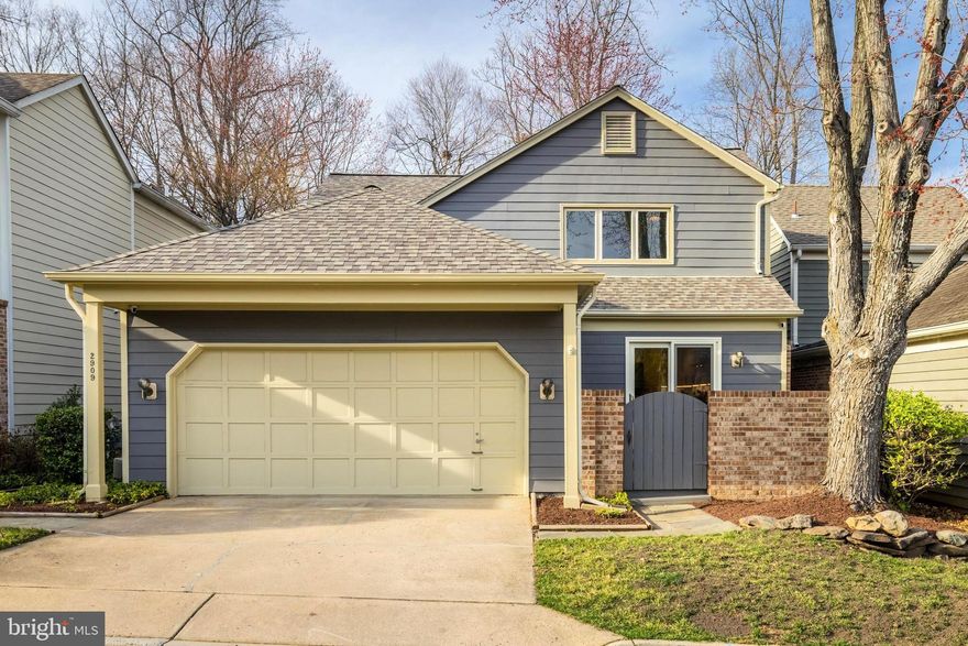 Welcome to 2909 Elmtop Court! This stunning contemporary home is tucked away on a private cul-de-sac lot in the highly sought-after community of Oak Marr Courts.  Featuring an inviting, open concept floor plan with 4 bedrooms and 3.5 bathrooms, this lovely, modern home has been transformed in the most beautiful way with high-end renovations and designer finishes.  Step into the sun-lit foyer and you’ll notice the handsome and recently refinished hardwood floors which complement the entire main level. The spacious living room is ideal for relaxing and entertaining and features a vaulted ceiling with skylights, a cozy fireplace and access to the rear deck which spans the width of the home.  This modern floor plan has been re-imagined with a chef's dream kitchen featuring an expansive island with seating, quartz countertops with waterfall edges, soft-close cabinetry, top of the line appliances, a 6 burner gas cooktop with hood, a beverage refrigerator, designer backsplash tile, under cabinet lighting, pendant lighting and ample storage. The adjacent dining room and private, enclosed front deck off the kitchen are the perfect locations for intimate gatherings or morning coffee.  The main level also features a private bedroom which offers views of the backyard and deck access.  The recently renovated laundry room includes built-in cabinets, quartz countertops, upgraded tile floors and a corner sink for convenience. The stylish powder room has also been modernized with a new bath vanity, lighting, tile floors and dramatic wallpaper. 

Retreat to your upper level primary bedroom which has a vaulted ceiling and a spa-like primary bath featuring luxurious radiant heat flooring, a walk-in shower, standalone bathtub, skylight, electric mirror, designer tile and a wall mount vanity cabinet. The upper level hall bath is equally impressive with hexagon tile floors, subway tile shower, upgraded lighting, plumbing, mirror and a vanity cabinet with marble countertop.

The thoughtfully designed lower level is an ideal retreat for guests and includes a spacious Rec Room with fireplace and a finished Bonus/Flex Room with closet, as well as a full-bath with linen closet. There is an enviable amount of storage with an extra-large storage room as well as a utility room with additional storage, shelving and a utility sink. 

Move-in ready, the entire interior of the home has been recently painted with Benjamin Moore paint. HOA includes lawn mowing & leaf collection 2/year. Exterior upgraded to Hardie Plank siding in 2008 and freshly painted in 2023. 2024 Kitchen, primary bath, powder room, laundry room renovation including refinishing of wood floors on main level,  2023 guest bath renovation, NEW roof & 5 skylights (2021), Humidifier and humidistat (2022),  Furnace, A/C, WiFi thermostat & UV light (2019), Anderson Kitchen  door to front deck (2017), Hardwood flooring added to Living Room, main level Bedroom and Stairs (2014), Water Heater (2013). Please see complete list of upgrades attached.

Conveniently located within a 5-10 minute walk to the newly remodeled Oakmont Rec Center, Golf Course (membership available)  & seasonal Farmer's Market and just down the road from the Vienna Metro Station, downtown Oakton, Vienna and Old Town Fairfax for shopping and dining.