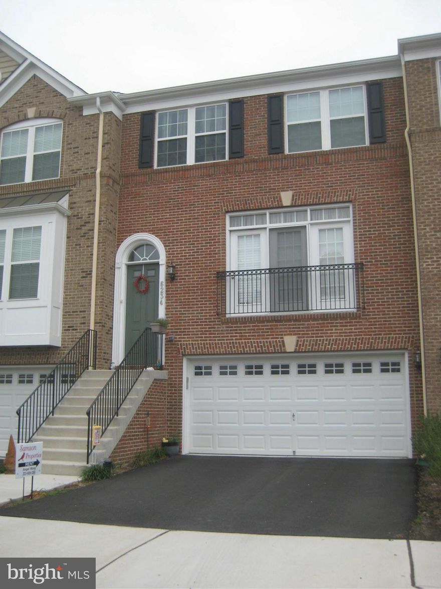 Photo FYI only - Almost 2300 sq ft 2 garages brick front townhouse in Fairfax County, gourmet kitchen with 42" upgraded cabinets, granite counter, main level hardwood floors, upgraded appliances, front loaded washer, dryer... $55 processing fee per adult, appl to Samson Properties 14526 Lee Rd #100 Chantilly 20151 or email.efax appl will process ASAP. Nice Tenant help showing. Avail 9/12.