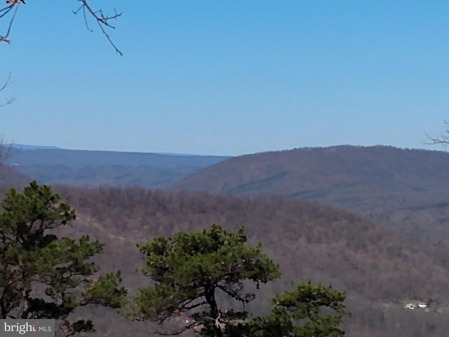 63 Acres of Mountain Paradise! Beautiful long range view that takes in the river below! With a driveway and  bunkhouse that it's ready for your immediate enjoyment.  You'll see eagles glide by as you set on the front porch.  This property has provided years of outdoor enjoyment to the owner, with hunting, fishing and hiking . The state access for the Cacapon River is within 2 miles for an added benefit, While this property is riverfront with 1,300 ft of frontage you can not get there from here and is only accessible by an extreme hike/climb or kayak.  Call today before it's too late!