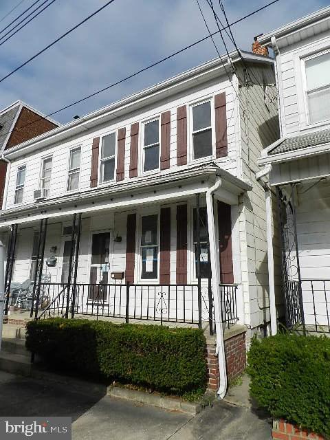 2 Story Semi-detached home in West York minutes to RT-74, RT-30, York Fair and all conveniences. Living Rm w/built-ins. Wood floors. Din Rm. Eat-in kitchen w/wood cabinets, walk out bay window with window seat and door to covered back porch. 3 bedrooms. Rear bedroom with balcony. Front & middle bedroom with chair rail and crown molding. Walk-up attic - unfinished. Fenced yard. 2 car garage. Unfinished basement with Lndry hook up. Gas Heat, CAC!!!