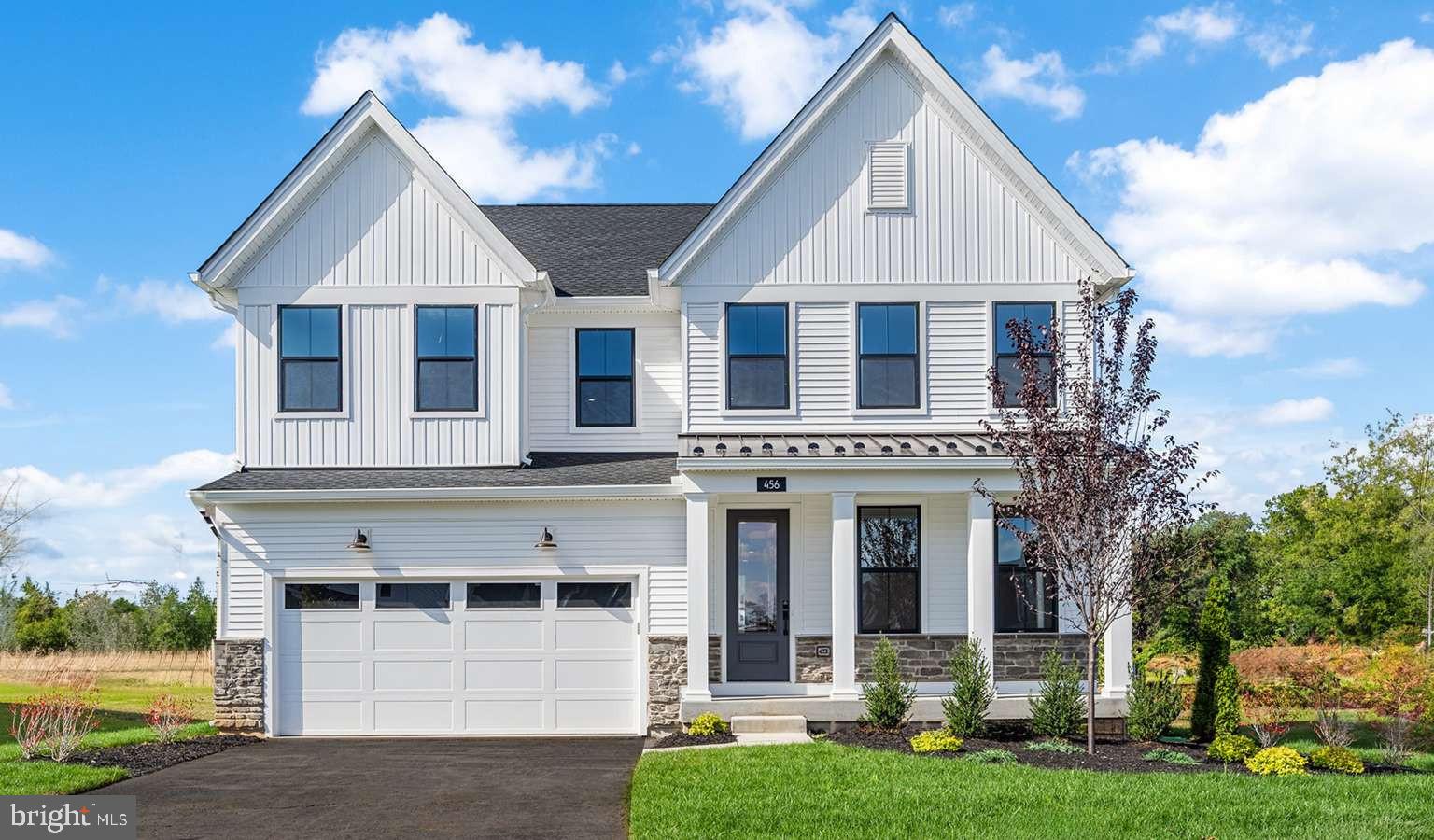 Own in the only new single family community located in King of Prussia- Upper Merion Township. Fortune Magazine ranks Upper Merion Township as the best township for families to live in Pennsylvania. All customizable lots have been sold! Enjoy this move in ready model floor plan with 5 bedrooms, 4 full bathrooms, a powder room and a 3 piece full bath option in the basement. You will be greeted by a bright flex room to be outfitted into an office or sitting room. Wide planked durable floors are underfoot in all public first floor spaces. The kitchen boasts the latest in design with a waterfall quartz island and custom soft close cabinets offering ample storage on both sides of the island. The large pantry has enough space to convert into a scullery. Only the highest quality Wolf and Cove appliances will do for this home. Three ovens (one 6 gas burner stove stop, one electric wall and one microwave, all with convection features) provide flexible options for the cooking/baking enthusiast. Under cabinet task lighting accentuates the beautiful quartz counter tops and the uninterrupted backsplash made possible by strategically placed plug molding. Overnight stays for out of town guests or those who prefer not to navigate steps can be hosted in the first floor bedroom with a full bath. It can also serves as the perfect place for a private office or easily accessible gym equipment. The upgraded wooden staircase ascends to the upstairs loft, a second living space, with wide planked durable flooring extending into the spacious laundry room. The second floor is host to four sizable bedrooms. The wide planked durable flooring is also found in the laundry room and the master suite for a very sleek and clean appearance. The master bath offers an oversized shower with an extended height frameless enclosure. Turn showering into a spa like experience with the state of the art temperature controlled rain shower in addition to hand held and traditional shower heads. Quartz topped double vanities with spacious cabinets and soft close drawers allow for impeccable organization. The large walk in closet, again with wide planked flooring, is a dream come true. Jack and Jill styled bedrooms share a bathroom with upgraded cabinetry and shower tiles finished to the ceiling. The full hall bath, available to the fourth bedroom and the loft, also benefits from upgraded cabinetry and extended tile. Abundant recessed lighting complements the first floor 9 foot ceilings and the remainder of the entire home. Hot water on demand will never be an issue with this home's tankless water heater and latest plumbing system. Come see, purchase and enjoy this beautiful newly constructed home in a community only steps away from 18.6 miles of walking/biking trails and mere minutes from the 3,500 acre Valley Forge Park, grocery stores, high end retailers and a myriad of dining selections. Quick access to the turnpike, 476/Blue Route, 76, 422 and 202 make any commute convenient.