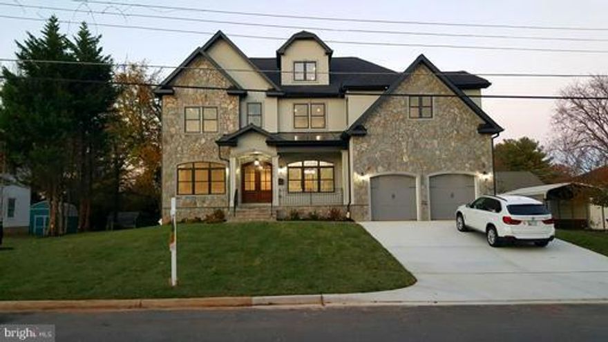 IN CONSTRUCTION  Pricing: Exquisite French transitional house with Stucco/Stone exterior. High end finishing with hardwood on first two floors, 9 and 10-foot ceilings, 2 fireplaces Chef grade kitchen. Madison high school pyramid. LIST PRICE WITH UNFINISHED BASEMENT AND DECK. Fully finished house - 6700 sq feet with 6Bd/6Ba. Summer 2019 delivery. Still, time to customize. Similar house in Mclean.