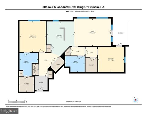 Tiny photo for 575 S Goddard Boulevard #505, KING OF PRUSSIA, PA 19406 (MLS # PAMC2170270)