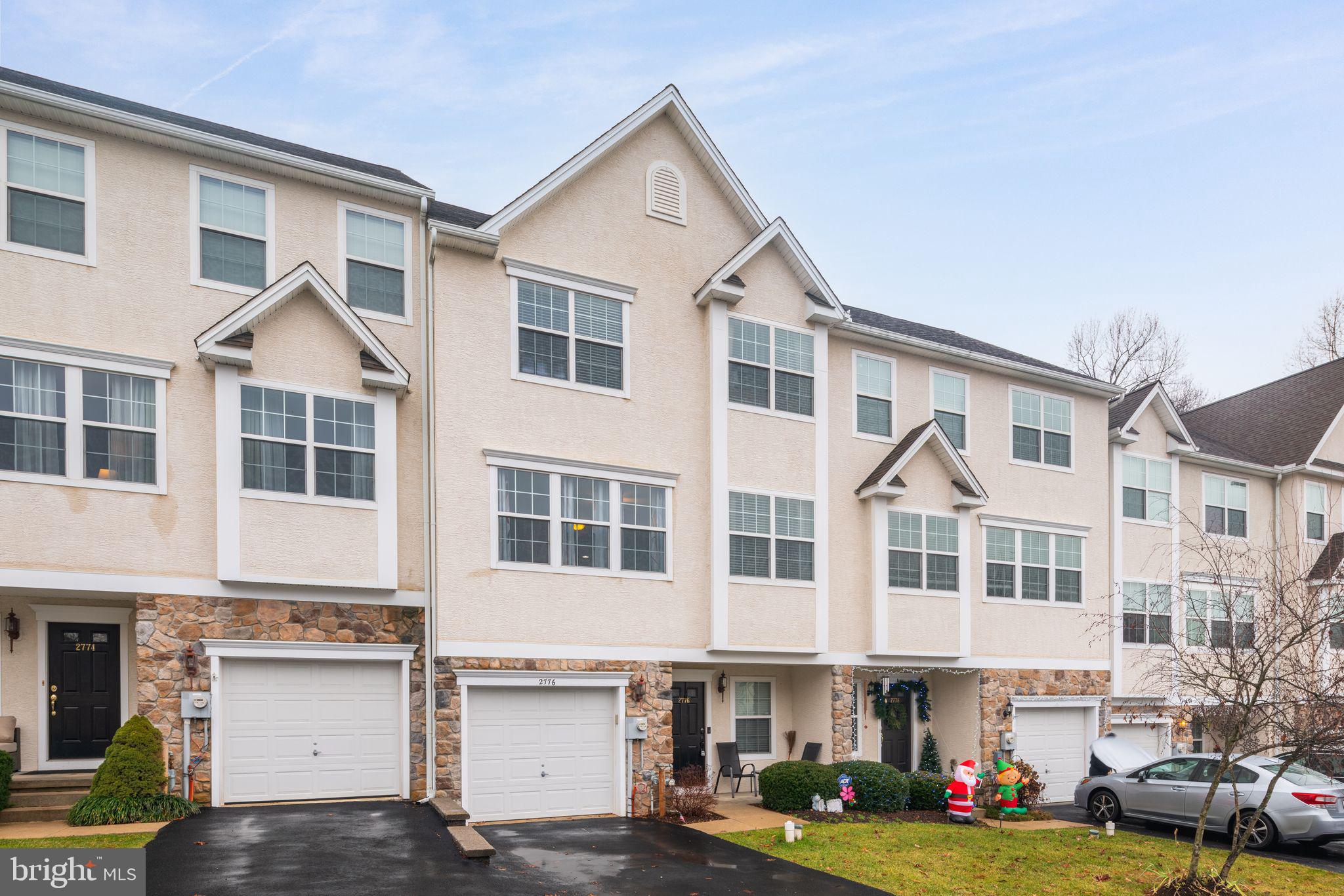 Welcome to 2776 Shelburne Rd, a meticulously kept 3-bedroom, 2.5-bathroom townhome nestled in the charming community of The Mews at Baily Station in Downingtown, PA. This delightful home welcomes you with its well-maintained exterior and features a private driveway and garage for convenient parking. Step inside to discover a thoughtfully designed interior, where the main level boasts an inviting eat-in kitchen, perfect for casual meals, and a separate dining area for more formal gatherings. The attention to detail extends to the finished lower level, offering additional living space for various needs, whether it be a recreation room or a home office. Enjoy outdoor living on the rear deck, providing a peaceful retreat for relaxation and entertaining. With a winning combination of practicality and style and a step away from the Septa Paioli/Thorndale Line, this residence presents an ideal opportunity for those seeking a comfortable and well-appointed home in a sought-after community. Don't miss the chance to make 2776 Shelburne Rd your next home sweet home.