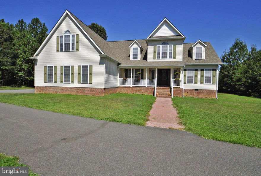 Reduced, Ready to Move In! Bring the Farm animals or Horses!   64'x70' BARN,Contractors, car enthusiast or Bring your Horses! + Detached Garage,  Attached 3 Car Garage   Another Detached Studio/Office w/2 more bathrooms (permitted for Garage/Studio to rear of Drive.Impeccable Cape Cod Style w/ TWO Master BR's, Gourmet Kitchen w/ breakfast bar and sep. table space, 2 Fireplaces & Game Room. NO HOA!