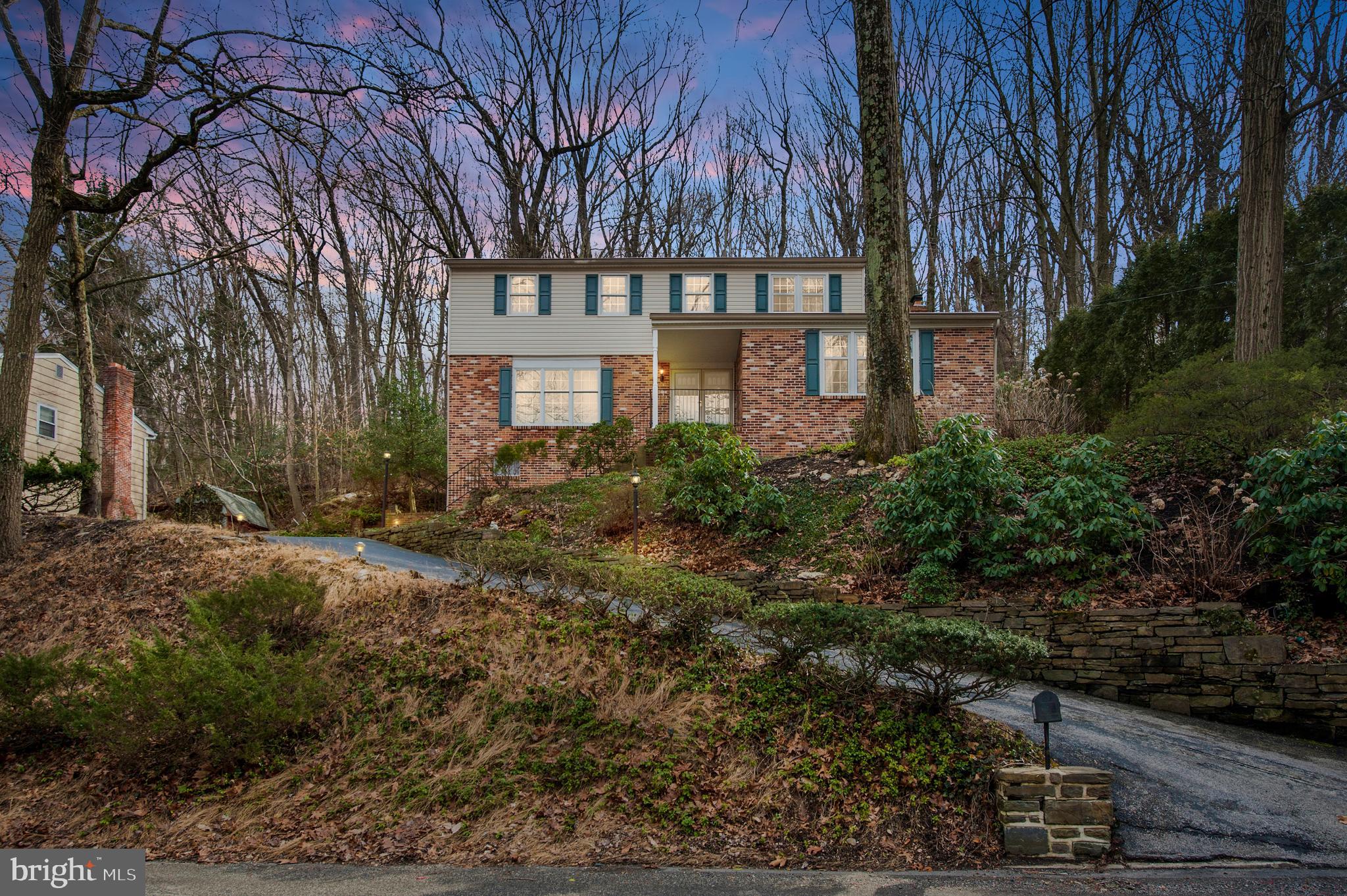 Welcome to 305 Arden Road! A remarkable 4 bedroom, 2.5 bathroom, 2-story colonial home situated on a hill offering magnificent views. Upon entry from the inviting front porch you immediately notice the hardwood floors that carry throughout the entire home. To your right find an extra large family room with built ins. On your left is the huge living room that flows into the formal dining room. A glass door affords privacy from the updated eat-in kitchen that features cherry cabinetry, granite countertops, and tiled backsplash, plus a breakfast area. An additional family room with gas fireplace and sliders to the back patio ensure plenty of gathering space for entertaining or relaxing. The guest powder room and convenient laundry room complete this floorplan. Upstairs find the master bedroom with state-of-the-art en suite bath, plus 3 additional large bedrooms with plenty of closet space, and a shared hall bathroom. Pride of ownership is reflected in this meticulously maintained home with its private and flat stone walled rear yard, oversized two car garage w/ interior access, and a large dry basement that could be easily finished! Adding to the appeal of this treasure is the expanded driveway with ample room to turn around and park. Please call us for the 3D Tour, Virtual Reality, Floor Plan, and personalized website that we created especially for this home. Upper Merion School District! Don't miss an opportunity to live in one of the most convenient commuter locations with proximity to all destinations of interest in suburban Philadelphia including premier shopping and renowned restaurants. This magnificent Gulph Mills home also has a community park right down the street!