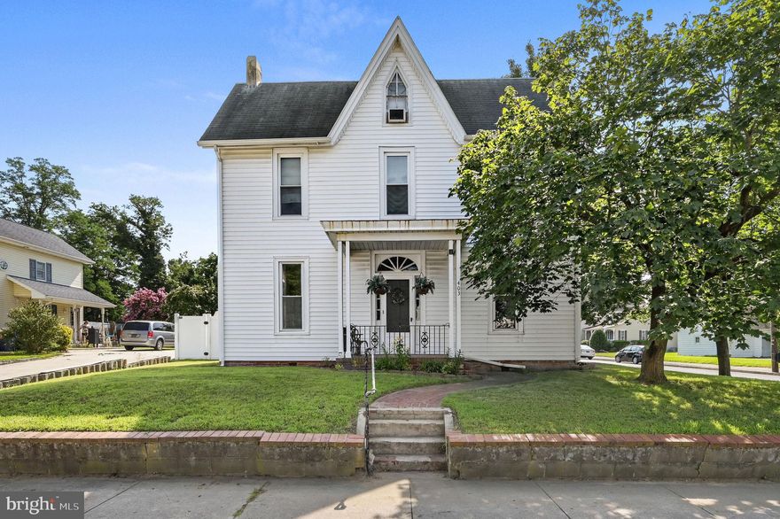 Step into timeless elegance with this beautifully updated 4-bedroom, 2 full bathroom historic home, perfectly situated walking distance from downtown Milford. Bursting with character and charm, this spacious residence features a cozy hearth room with a classic brick fireplace, and an additional living room offering ample space for relaxation or entertaining. Enjoy meals in the formal dining room, and fall in love with the completely remodeled kitchen—boasting upgraded stainless steel appliances, modern finishes, and thoughtful touches throughout. The outdoor area offers privacy fencing, a patio with room for dining, and a detached two car garage with private driveway. Whether you're looking for old-world charm or modern convenience, this home offers the best of both worlds. Don’t miss your chance to own a piece of Milford history!
