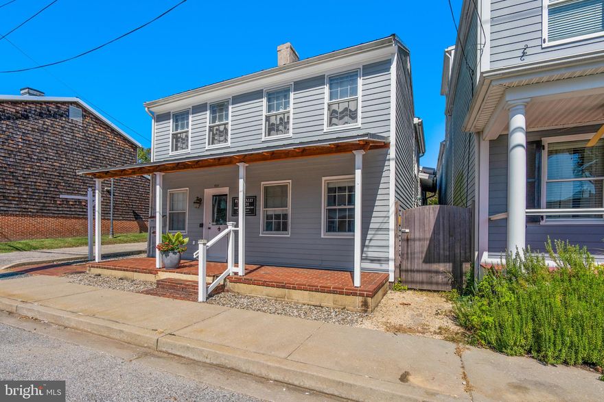 Investment opportunity in downtown Chestertown.  Three separately metered commercial spaces and a 1 bedroom apartment in downtown Chestertown's Arts & Entertainment District.  Rebuilt in 2003 and extensively renovated in 2016.  Large open space, with loft area, commercial kitchen and storefront.  
Apartment: Retaining the charm of the the original structure, the second floor, one bedroom apartment has pine floors with exposed brick and beam accents.  Currently rented
Let your imagination run wild with the possibility for the commercial space.  Use as 3 (or 4) separate spaces or combine for one unit.  Possible uses include a gallery, shop, cafe or art studio.  Has been used most recently as a fitness center.  The commercial  kitchen has 5 sinks and a grease trap.  Perfect location to operate a food-business and walk to the weekly farmer's market.  The front retail space has a large porch and faces Cannon Street.  Perfect for a small shop, or combine with the kitchen and use as a cafe.  With a separate entrance in the rear, the large studio space is bright, open and airy and leads to a separate loft space which could potentially be used as a fourth commercial unit.  Currently there are 3 separate meters for the commercial space.  The commercial spaces are currently also being offered for lease.  Income and expense information available on request.  Chestertown in in an Opportunity Zone, an Enterprise Zone and the property is located in the town's Arts & Entertainment District, all of which have the potential to offer tax incentives for the property owner and certain tenants.