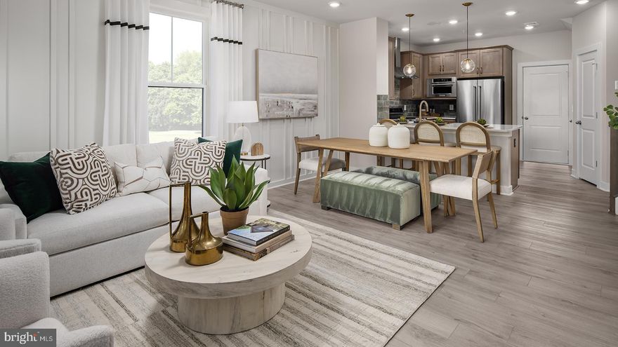 **OFFERING UP TO $20K IN CLOSING COST ASSISTANCE WITH USE OF APPROVED LENDER AND TITLE.**
New Construction, luxury 2-level condo located in the Kincora community in Dulles, Virginia. The Rosslyn floorplan is a perfect blend of style and functionality for modern living. The first floor showcases a spacious gathering room that seamlessly connects to the rest of main level. Enjoy a well-appointed kitchen that features a peninsula island, white cabinetry, quartz countertops and stainless-steel appliances. Additionally, enjoy luxury vinyl plank flooring throughout the kitchen, a walk-in pantry, a convenient powder room, and a 1-car garage. Upstairs, the primary suite offers a private bathroom and two walk-in closets, providing a luxurious retreat. Two additional bedrooms, a hall bathroom, and a laundry room complete the second floor, offering comfort and convenience for the whole family. Experience the best of modern living with the Rosslyn home design! Don’t miss your chance to own a low-maintenance home in Kincora, an interactive community in Loudoun County. Kincora boasts 165 acres of preserved land, walking trails, retail, office space, and convenient access to Route 7 and Route 28. *Photos may not be of actual home. Photos may be of similar home/floorplan if home is under construction or if this is a base price listing