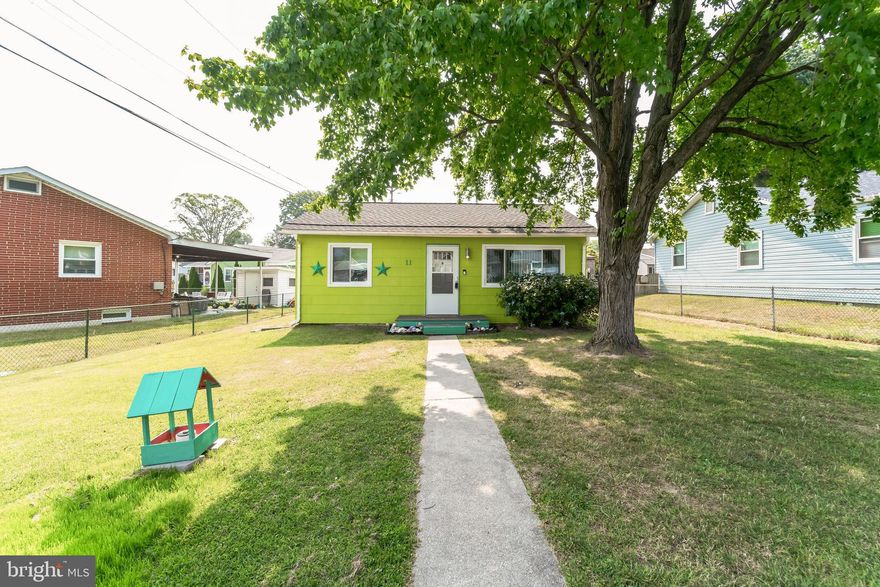 Welcome to this single-family, ranch-style home! Your future home offers 2 Bedrooms and 1 full Bathroom, and hardwood/laminate mix flooring. There is an open layout between the Living Room and Kitchen. The Kitchen features stainless-steel Samsung SmartThings electric oven/range, a GE refrigerator, and a stackable LG washer/dryer. New Windows (2022), New HVAC (2022), and a 50-year warranty of the roof. Relax and entertain in the back yard on the covered 8x12 Trex deck. There is a 16x14 shed with electrical and lights—perfect for storage and hobbies! Centrally located, within 15 miles of Baltimore, 25 miles of Aberdeen, 50 miles of Washington DC, and 40 miles of Annapolis! Call now to schedule your showing!
