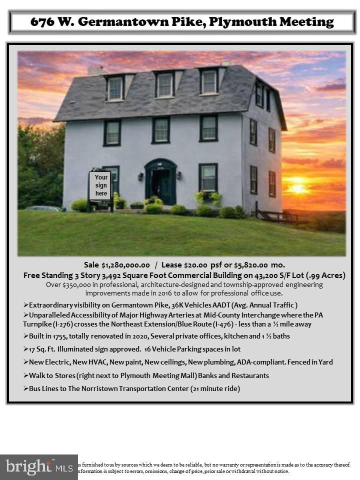 PLYMOUTH MEETING - Commercial Sale