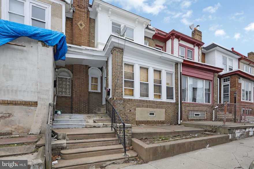 Spacious 3BD/1BTH home overflowing with potential in the heart of Cobbs Creek South West Philadelphia! Generously sized rooms flooded with an abundance of natural light. Home includes unique interior features such as brick fireplace & skylight. HUGE walk-out basement. Strictly As-Is Sale. Buyer is Responsible for U&O. Wether you are a savvy investor or a potential home owner looking for some real sweat equity, this home is for you. Schedule your private tour today!!!