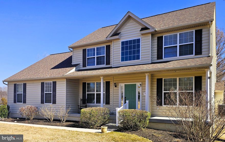 Fantastic property with so many appealing features!  Literally turnkey.  Move right in.   Its proximity to Fair Hill and the Delaware line makes it a great location, and the open layout with updated kitchen is perfect for gatherings.  There are no small bedrooms here.   All 4 are above average in size.  There is an additional bonus room on the main floor aside from Living, Dining & Family rooms that could be used as an additional office space, main floor bedroom or playroom.  Very versatile. The loft area overlooking the foyer is a pleasant characteristic of the main entrance and the master suite with dual closets and a soaking tub is a dream. The large, private yard with composite deck, vinyl fence and firepit backing to woods adds even more charm.  The roof, HVAC and water heater have all been replaced over the last couple of years.    No HOA.  Full  unfinished basement is ready for your imagination with a full bath rough in and welled exit.  This is a beauty and is only available due to relocation.