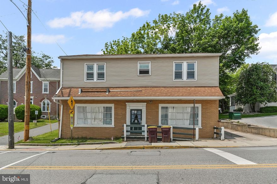 3 Unit Mixed Use building in the heart of West Grove Borough!  Built in 1950, this building went through many updates in 2018 and is in great condition!  First Floor commercial space with 2 residential apartments above!  Building has natural gas, public water/sewer, updated electric and newer vinyl siding and roof.  Residential Tenants upstairs are on written leases expiring on 2/15/26 at $950 and $1000 per month.  Main floor tenant is the owner who intends to execute a 3-5 year lease and stay at $1,100 per month.  Property is zoned C1.