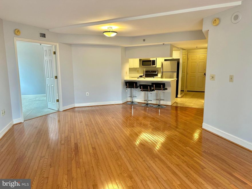 One fo the best locations in Arlington.  Walk right into the Courthouse to catch a movie, dining, and Pubs.  Walk to Whole Foods   Short distance to Roslyn and Clarendon.   The 9th floor unit features new appliances including a washer and dryer, a large spacious wrap-around balcony, a seasonal pool modern fitness center, and concierge services 5 days a week.  Water, Sewer, and Garbage paid by the owner.   Comes with 1 parking but more garage parking is available if needed.   2 separate in-suite bathrooms make roommate living or guest visitors ideal.   Large wrap-around balcony with  North and North West views perfect for balcony relaxation.    Ideal for those who need metro access with just two jumps to Foggy Bottom!