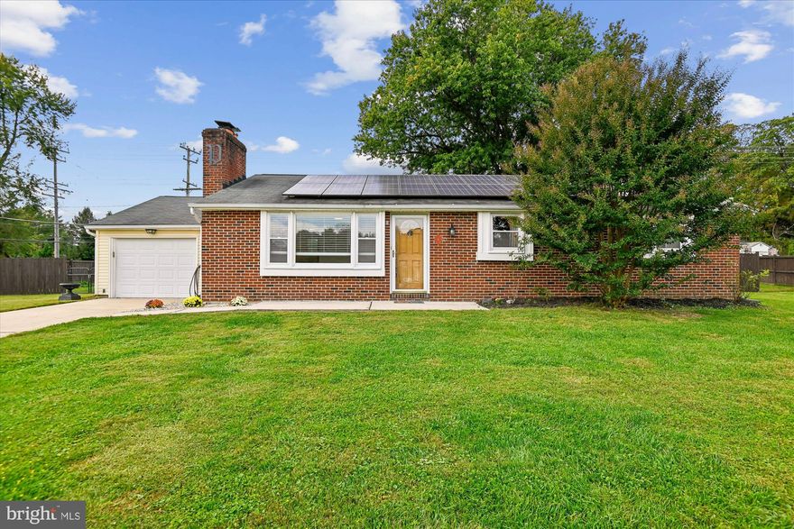 Amazing location close to  historic Bel Air main street! Enjoy the local taste of restaurants and eateries.  Great access to the annual parade and celebrations.  Close to events like the BBQ Bash, Farmer's Market and other "hometown" venues.

Lovely Brick Rancher situated on .60 acre lot In Desirable Colonial Acres!  
Beautiful exposed wood trim. and picture window. Many Updates Throughout! 3 Bedrooms, 1 Full and 1 Half Baths, 1 Car Attached Garage, Hardwood Floors, Living Room with Brick Wood Burning Fireplace, Lower-Level Family Room with new LVP Flooring, Large Storage/Laundry Room, Huge Back Yard with Covered Patio and Privacy Fence)! 

Updates Include: Gorgeous Remodeled New Kitchen (2023), Privacy Fence (2023), Roof (2015), Honey Well Thermostat (2021), MrCool HVAC Unit (2021), Reverse Osmosis Water Filter (2018), Most Light Fixtures throughout the Main Level, Leased Solar Panels (2018), Main Water Supply Line (2017)! 

Your Journey Home Begins Here....