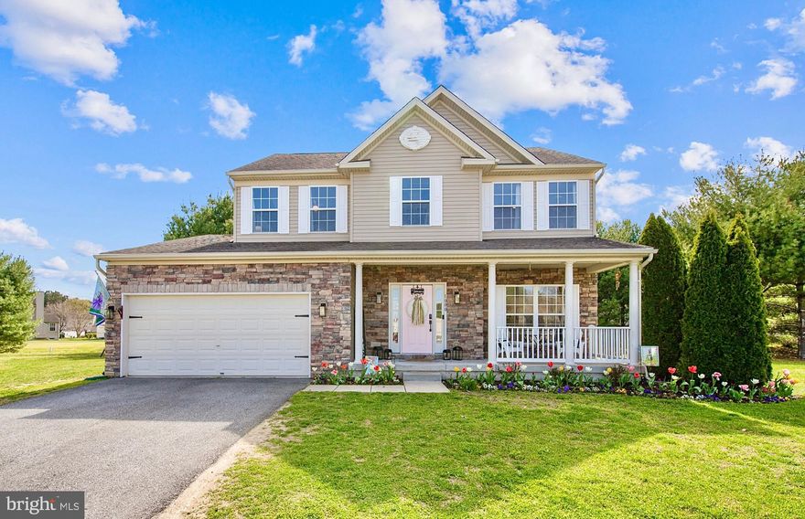 Contract sale price was $420,000. Settled 415k.  Another gorgeous 5 BR, 3.5 BA Harbor Pointe home almost fully remodeled with tons of bells and whistles! 4 BR 2 BA upstairs, 1 BR 1 BA in basement.  House is pre-inspected and provided for Buyers to help them make Best Offers for multiple offers situations.  Major updates-Kitchen w large island, upgraded  drawers and storage, farmhouse sink, new gas range, double ovens, French door fridge & dishwasher, quartz counters, herringbone subway backsplash wall with floating shelves, built in message center cabinet for decluttering. Beautiful ship lap fireplace surround added to family room, modernized stair railings with sleek metal to replace traditional wood spindles.  Primary bedroom has vaulted ceiling and beautiful new primary bath renovations you will just love! Whole house freshly painted. All new bathrooms- Primary bath w stylish new finishes, expanded glass shower w/waterfall tile, blue glass accents,  gorgeous vanity, mirrors & lighting, bidet toilet; Hall Bath beautiful new tile in tub/shower with full wall length built in niche, awesome vanity with tip out drawers and built in electric and organizers for hairdryer and flat iron, 2 sinks, quartz counter, new lights and faucets; Powder room-new floating mount vanity with touchless faucet & touchless soap and lotion dispensers, new toilet.  More upgrades include all new flooring with LVP throughout 1st & 2nd floors, new LVP and premium carpet in basement and on main stairs with stain warranty, old floor moldings all replaced w/ modern trim throughout, new trim work added around windows, new lighting fixtures and recessed lights, lots of dimmers added, garage and outside outlets added including special front soffit outlets for Christmas lights, new modern door hardware throughout, Ring security camera/doorbell and 2 Ring floodlights. New finished basement w/LVP and cozy carpet, open living space, cool kids play area under steps, Bedroom sized for King bed plus 2 sets of bunk beds, full bath with LVP, cute wood vanity and shower/tub combo (5th bedroom in basement is non egress- sellers use as guest BR).  Basement is accessed from inside but also has separate exterior walk up steps. Awesome closet systems from Container Store for organized storage throughout, added lights and outlets to all closets, added Ring floodlights and blocks to all 4 corners of house for security. Natural gas heat and Rinnai tankless hot water!  Gas cooking and fireplace! Neighborhood sits next door to Historic Pemberton Park, a beautiful natural setting on the Wicomico River with miles of trails…see trail map attached. Sellers prefer late May closing and rent back until mid June. Dates TBD.