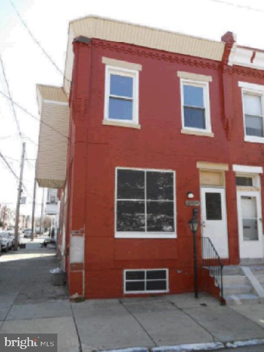 ***NEW REDUCED PRICE***INVESTMENT OPPORTUNITY  in area close to Center City; new construction all around.  CREATE AMAZING VALUE using the existing building foundation and zoning.  Excellent potential for single or multi-family income producing properties.  Building in Shell Condition.  In Need of Complete Rehabilitation.  Potential Structural Damage Exists.  Sold As Is Where Is.  Drive by only.  No Entry Due to Safety Issues.  Buyer Pays Both Sides of Transfer Taxes.  Offers accepted on Seller's Purchase Agreement; email agent for a copy and for additional information.