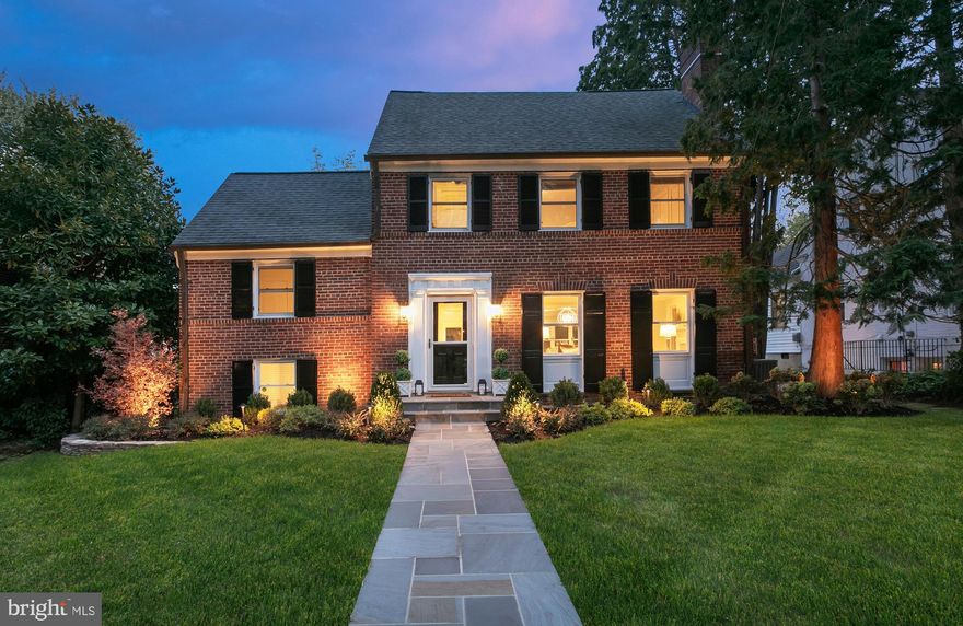 Introducing a stunning colonial in one of our capital's most sought after neighborhoods. Situated on the quiet street of Chesapeake, yet only a few steps away from both Connecticut and Wisconsin Avenue, this location is the perfect blend of seclusion and convenience. Spanning across a 9,000 square foot lot and nearly 4,400 interior square feet, this exquisite residence is nothing short of a DC gem. While still maintaining its colonial charm, this home has been expanded on multiple levels. The main level showcases a completely remodeled and open concept kitchen with custom inset cabinetry and high-end appliances. A family room, living room,  separate dining room and formal powder room complete the main level. The upper level floors offer 4 spacious bedrooms, a den, and 3 full bathrooms, with the primary bedroom offering an air of grandeur with its high vaulted ceilings and a double vanity ensuite bathroom with a separate tub and walk-in shower. The lower levels feature a bedroom, a fully finished living area, 2 full bathrooms, and extra storage spaces. Recent improvements include new exterior/interior paint and $30k of professional landscaping, hardscaping, and hardwired lighting. There is also a 3-car driveway in the back of the home. Walkable to multiple restaurants, shops, 2 metros, and parks - this location can't be beat. Schedule your showing today!