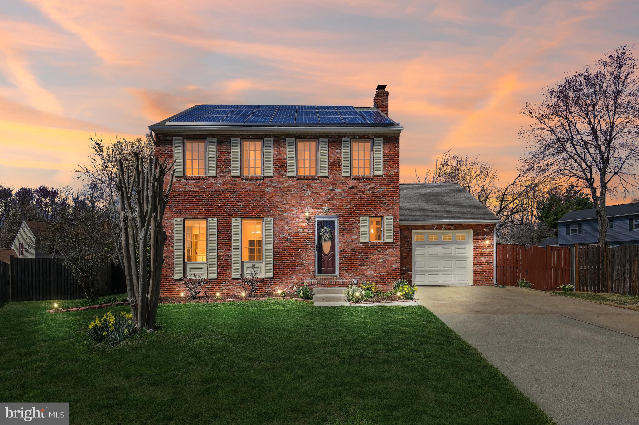 Charming Brick Colonial in Prime Crofton Location!
This well maintained brick-front colonial offers the perfect blend of charm, space, and functionality across three finished levels. Nestled on a quiet cul-de-sac in the heart of the sought-after Crofton community, this 4-bedroom, 2.5-bath home sits on a generously sized, fully fenced lot—ideal for both entertaining and everyday living.
Step into a light-filled layout with spacious formal living and dining rooms featuring rich hardwood floors, and a cozy family room with a wood-burning fireplace that flows seamlessly into the open kitchen. Enjoy granite countertops, stainless steel appliances, and ample cabinetry—everything the home chef needs.
Start your mornings with a cup of coffee as the sun rises over the front of the home, and wind down your evenings in your hot tub enjoying sunsets from the expansive two-level deck in the private backyard oasis. Whether you're envisioning summer barbecues, a future pool, or pick-up soccer games, this yard offers endless possibilities. Relax in the new hot tub under a canopy with privacy lattice surround and let the stress of the day melt away under the stars.
Upstairs, you’ll find four generously sized bedrooms, including a spacious primary suite. The bathrooms have been thoughtfully updated, and fresh paint with new hardware throughout adds a modern touch.
The lower level offers a partially finished basement with walk-out side entry—ideal for a future in-law suite, home gym, or recreation space. Laundry is also conveniently located here. The oversized 1.5-car garage features workbenches, interior access to the home, and a separate rear exit to the deck.
Major upgrades include recently replaced HVAC and water heater, and energy-efficient solar panels that cut your electricity bills by more than half.
Enjoy the unbeatable lifestyle that Crofton offers—walk to elementary schools, lakes, tot lots, ball fields, and scenic trails. Bike to local pools, golf courses, shops, restaurants, and top-rated Crofton schools. You're just minutes from NSA, Ft. Meade, BWI Airport, Annapolis, and world-class healthcare. Baltimore, Washington, D.C., and coastal escapes like Ocean City and Deep Creek Lake are all within easy reach.
This home truly has it all—comfort, convenience, and a location that can’t be beat. Don’t miss your chance to make it yours. Schedule your private tour today and start imagining life in your new home!