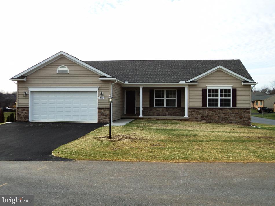 Under Construction (1,528 Sq. Ft.) Rancher with 3 Bedrooms and 2 baths. LVP Flooring throughout Living Area, & Granite Countertops in Kitchen. Oversized 2 Car Garage (495 Sq. Ft.) with 16'X7' Garage Door and Full Unfinished Basement (1,528 Sq. Ft.) with 8 Foot Poured Walls. Construction will be completed by Late Winter/ Early Spring-Time. Agent will upload interior pictures as that work is completed. Also, included in Documents is the subdivision plat.
GPS ADDRESS - 13743 FORT LOUDON ROAD, MERCERSBURG, PA 17236 THIS IS THE TWO TOP FELLOWSHIP CHURCH ADJACENT TO THE COMMUNITY