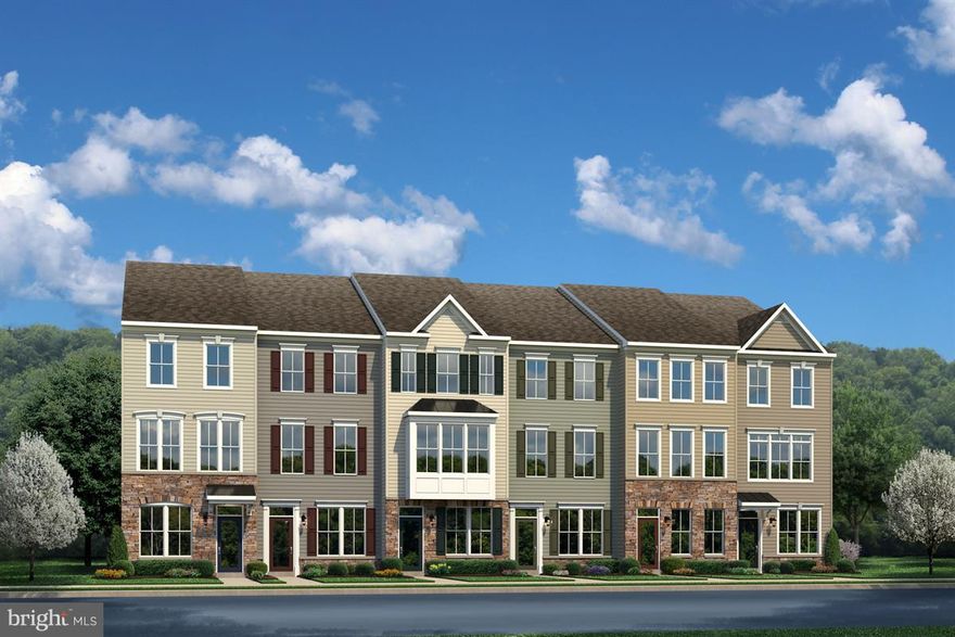 Quick delivery End of Group wooded homesite Clarendon at Greystone!Make homeownership a reality. This home includes 3 bedrooms, 3.5 baths, LVP flooring in the kitchen, one car garage, Stainless Steel appliances, granite kitchen countertops, 8x14 composite deck and much more!  home is less than 20 minutes from Baltimore and just 5 miles to  BWI.  Come and view our Gorgeous Clarendon Floorplan! Never has convenient townhome living felt as luxurious as it does in the Clarendon, it is sure to fit all  your needs.  Ascend to the main level and you will  find yourself in a welcoming and light-filled open floorplan, more spacious than you thought possible in a townhome. Our kitchen creates a sense of warmth and unity, while the dining room gives a perfect place for entertaining.  Upstairs the feeling of space continues with a large hall foyer. The owner's bedroom is an oasis and features a large shower, dual vanity, and walk-in closet.A second bedroom on the upper level features its own full  bath.  Images are representative only. This is the final home at Greystone Village MAKE IT YOUR NEW HOME!