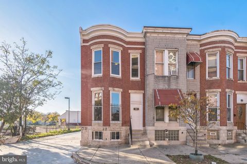 Townhouse For Rent - 1243 E Lanvale Street<br/> BALTIMORE, MD 21202