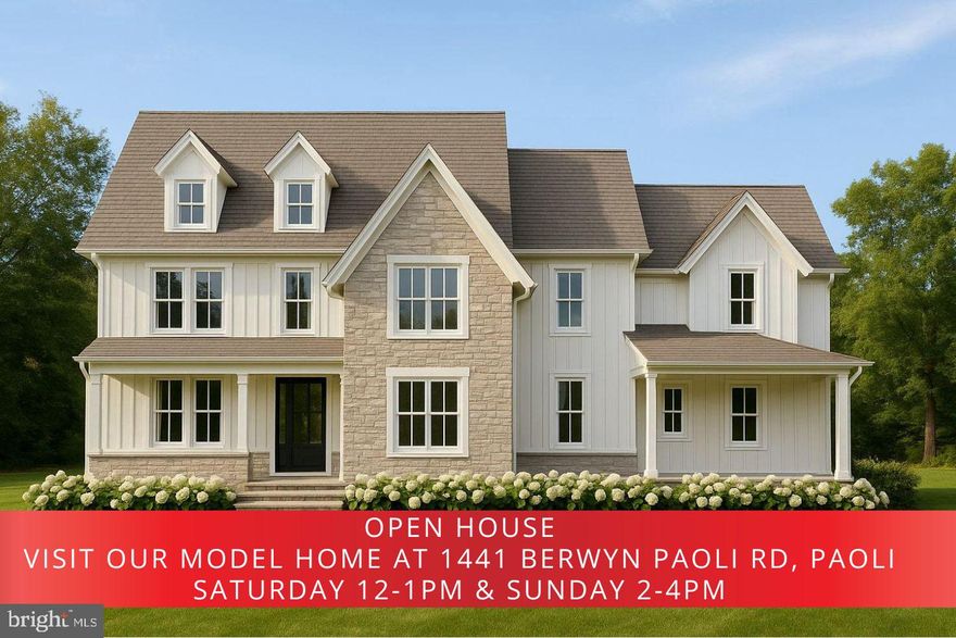 Zappitelli Homes is a custom homebuilder dedicated to bringing your vision to life—whether you want to design your dream home from the ground up or choose from one of our expertly crafted and well-loved floorplans. Timber Mill is a private enclave of 5 estate homes on 1 acre plus homesites located just outside of the West Chester Borough.

 The Silenzio—a masterfully designed floorplan in Zappitelli Homes’ premier luxury community, Timber Mill. Situated on over an acre of private land in scenic West Chester, this exceptional home blends classic charm with elevated modern comforts, delivering a lifestyle of effortless luxury, flexibility, and architectural intention.

Thoughtfully laid out across two expansive levels with the option to finish the basement, The Silenzio offers over 5,000 square feet of elegant living space The main level impresses with soaring 10' ceilings, a sun-filled great room with a seamless flow to the gourmet kitchen, and an everyday dining area that opens to the picturesque backyard—ideal for entertaining or tranquil evenings at home. The chef’s kitchen features top-tier Thermador appliances, oversized island seating, custom cabinetry, and your choice of quartz or natural stone countertops. A separate scullery and walk-in pantry provide discreet prep space for effortless hosting.

Luxury meets function with a dedicated mudroom, formal dining room, study, and powder room, while an optional first-floor guest suite offers multi-generational living or private guest accommodations.

Upstairs, retreat to a breathtaking primary suite complete with dual walk-in closets, a spa-inspired wet room with soaking tub, and a private water closet. Three additional bedrooms—each with generous closet space—are accompanied by beautifully appointed ensuite or Jack-and-Jill baths. A second-floor laundry room adds everyday convenience, while an optional fifth bedroom or finished basement can be customized to suit your needs.

Beyond the home, your property invites endless outdoor possibilities—from a future pool and patio to lush gardens or a custom entertaining pavilion.

Located just minutes from downtown West Chester, Timber Mill offers the perfect blend of serenity and access. Enjoy proximity to vibrant restaurants, boutique shopping, nature trails, and prestigious schools including Malvern Prep, Notre Dame Academy, and The Episcopal Academy.

With Zappitelli’s signature build quality and generous luxury allowances for finishes and fixtures, The Silenzio isn’t just a new construction home—it’s a refined, flexible, and rare opportunity to build a legacy in one of Chester County’s most desirable settings.  GPS - 301 Reservior Rd, West Chester