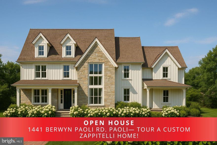 Zappitelli Homes is a custom homebuilder dedicated to bringing your vision to life—whether you want to design your dream home from the ground up or choose from one of our expertly crafted and well-loved floorplans. Timber Mill is a private enclave of 5 estate homes on 1 acre plus homesites located just outside of the West Chester Borough.

 The Silenzio—a masterfully designed floorplan in Zappitelli Homes’ premier luxury community, Timber Mill. Situated on over an acre of private land in scenic West Chester, this exceptional home blends classic charm with elevated modern comforts, delivering a lifestyle of effortless luxury, flexibility, and architectural intention.

Thoughtfully laid out across two expansive levels with the option to finish the basement, The Silenzio offers over 5,000 square feet of elegant living space The main level impresses with soaring 10' ceilings, a sun-filled great room with a seamless flow to the gourmet kitchen, and an everyday dining area that opens to the picturesque backyard—ideal for entertaining or tranquil evenings at home. The chef’s kitchen features top-tier Thermador appliances, oversized island seating, custom cabinetry, and your choice of quartz or natural stone countertops. A separate scullery and walk-in pantry provide discreet prep space for effortless hosting.

Luxury meets function with a dedicated mudroom, formal dining room, study, and powder room, while an optional first-floor guest suite offers multi-generational living or private guest accommodations.

Upstairs, retreat to a breathtaking primary suite complete with dual walk-in closets, a spa-inspired wet room with soaking tub, and a private water closet. Three additional bedrooms—each with generous closet space—are accompanied by beautifully appointed ensuite or Jack-and-Jill baths. A second-floor laundry room adds everyday convenience, while an optional fifth bedroom or finished basement can be customized to suit your needs.

Beyond the home, your property invites endless outdoor possibilities—from a future pool and patio to lush gardens or a custom entertaining pavilion.

Located just minutes from downtown West Chester, Timber Mill offers the perfect blend of serenity and access. Enjoy proximity to vibrant restaurants, boutique shopping, nature trails, and prestigious schools including Malvern Prep, Notre Dame Academy, and The Episcopal Academy.

With Zappitelli’s signature build quality and generous luxury allowances for finishes and fixtures, The Silenzio isn’t just a new construction home—it’s a refined, flexible, and rare opportunity to build a legacy in one of Chester County’s most desirable settings.  GPS - 301 Reservior Rd, West Chester