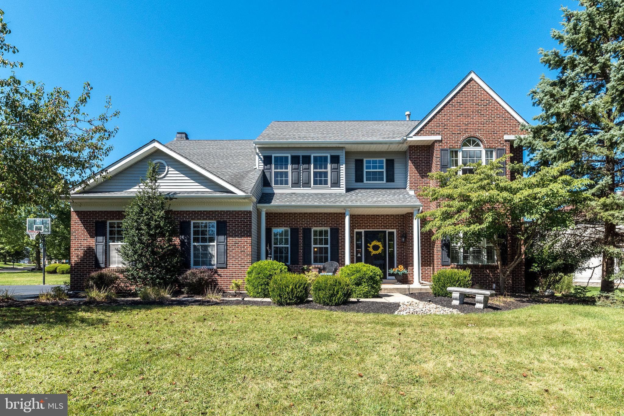 This stunning corner lot 4 bedroom, 3.5 bath home in Montgomery Crossing offers the perfect blend of modern updates and timeless details, all within the desirable North Penn School District. Inside, the heart of the home is the fully updated kitchen with quartz countertops, white subway tile backsplash, a farmhouse sink, brushed gold accents, lighted cabinets, a beverage refrigerator and a charming garden window. A cozy bonus room sits just off the kitchen while the spacious dining room with hardwood floors is perfect for gatherings. The first floor is elevated by crown molding throughout and custom plantation shutters. The family room is perfect for entertaining and has a gas fireplace framed with a beautiful mantle, gleaming hardwood floors, and a wet bar with sink and lighting. An updated office with French doors and hardwood floors provides a quiet retreat for work or study. A huge laundry room completes the first floor with two custom closets and an exit to the driveway for added convenience. Upstairs, you’ll find new carpet and large bedrooms, each designed with custom closet organizers. The primary suite is a true retreat, featuring a sitting room, two spacious walk-in closets with organizers, and a large, spa-like bath with vaulted ceilings. The finished basement is equally impressive, offering a full bath, a bar area, built-in cabinets, and plenty of room for recreation or hosting. It even includes a dartboard for added fun. The property features a large side yard and a beautiful paver patio out back, creating the ideal space to relax or entertain outdoors. With a newer roof that comes with a transferable warranty and newer HVAC this home offers peace of mind as well as beauty. From the inside updates to the spacious outdoor living, this is a home that perfectly balances comfort, style, and function. Don’t miss this one!